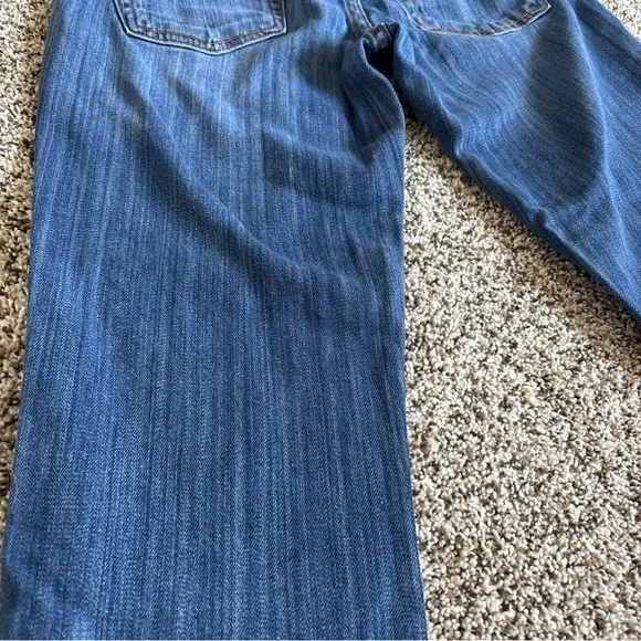 Lucky Brand Sweet Crop Straight Jeans Women 2/26 Denim Mid Rise Classic Fit - Picture 9 of 12